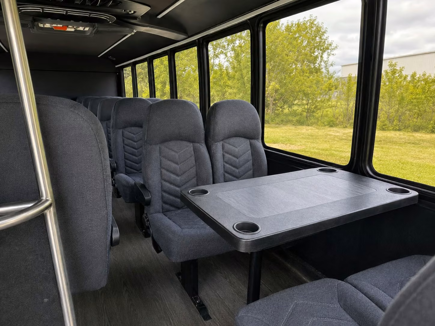 15 passenger minibus inside