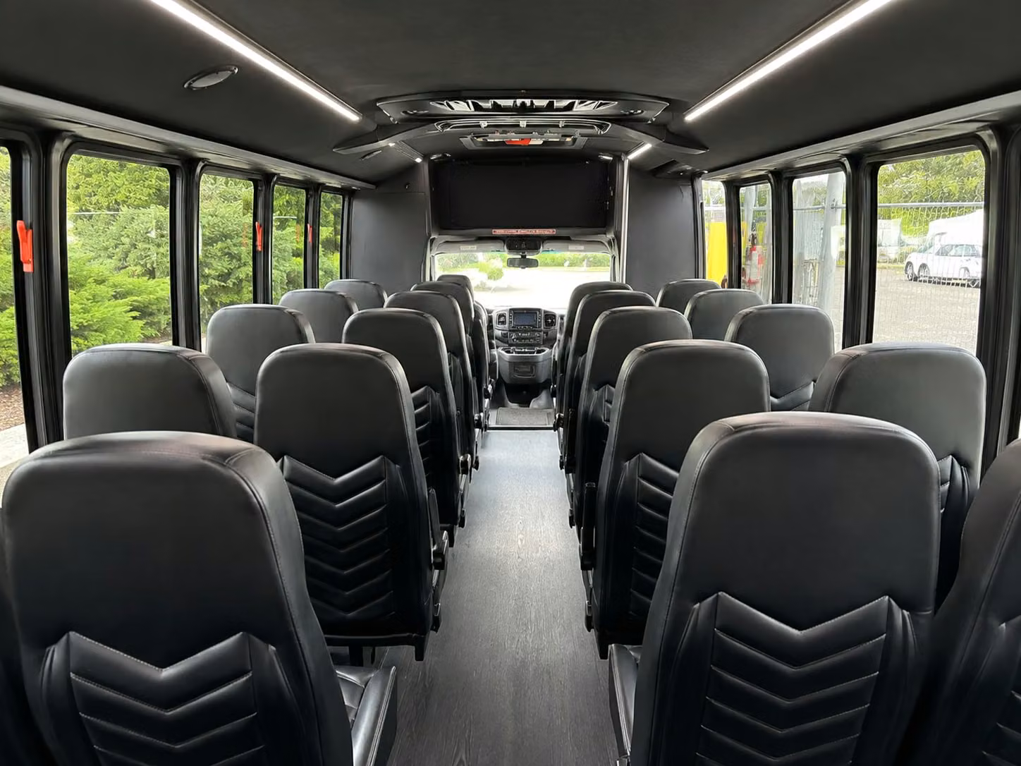 18 passenger minibus inside