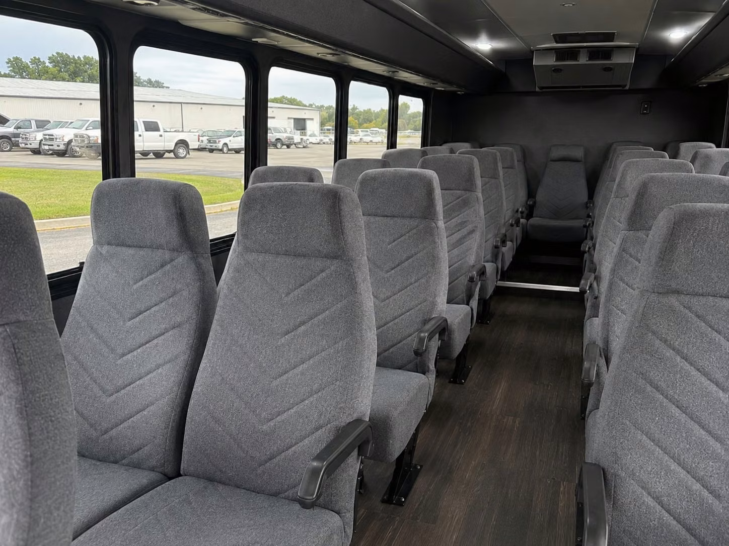 18 passenger minibus interior