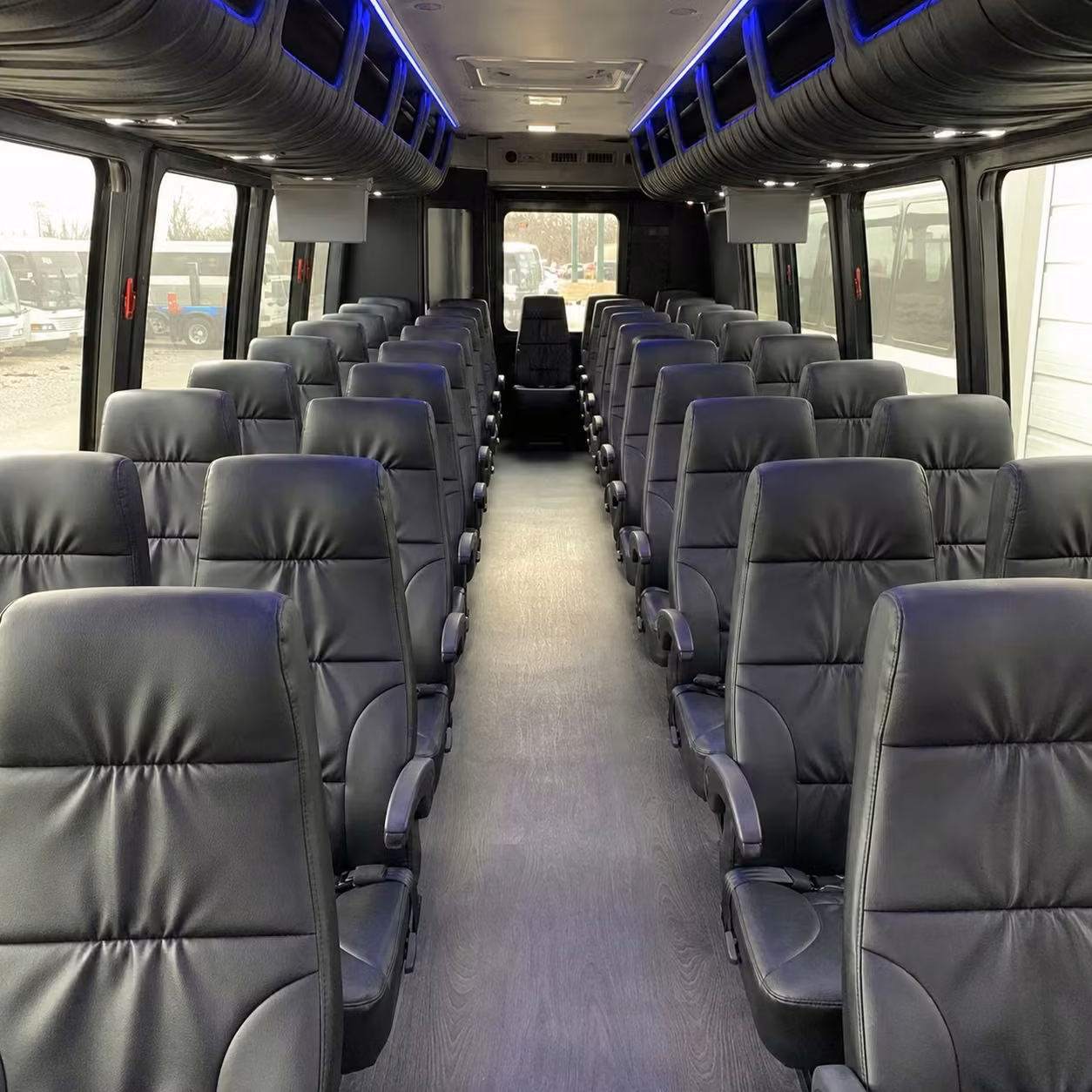 25 passenger minibus inside