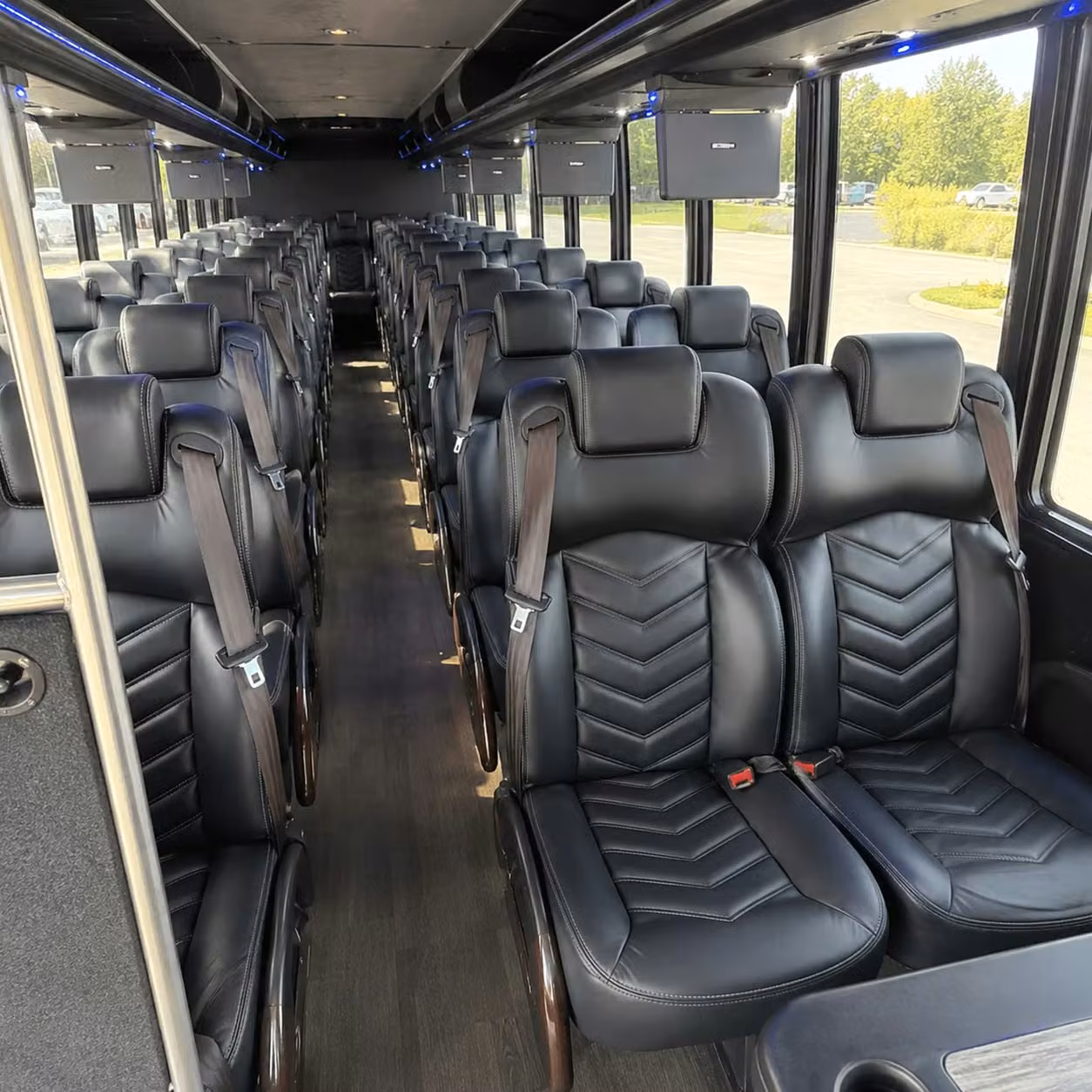 25 passenger minibus interior