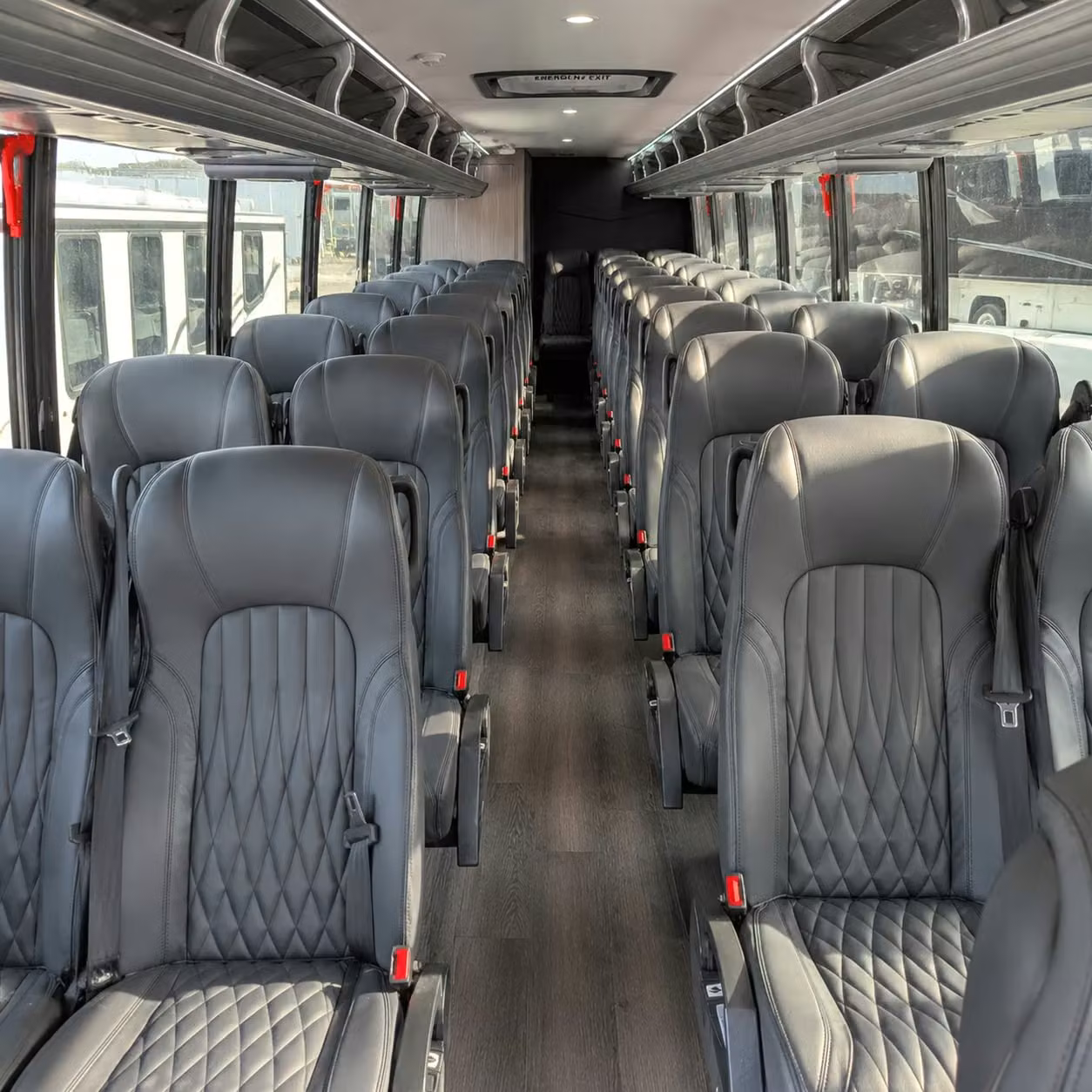 28 passenger minibus interior