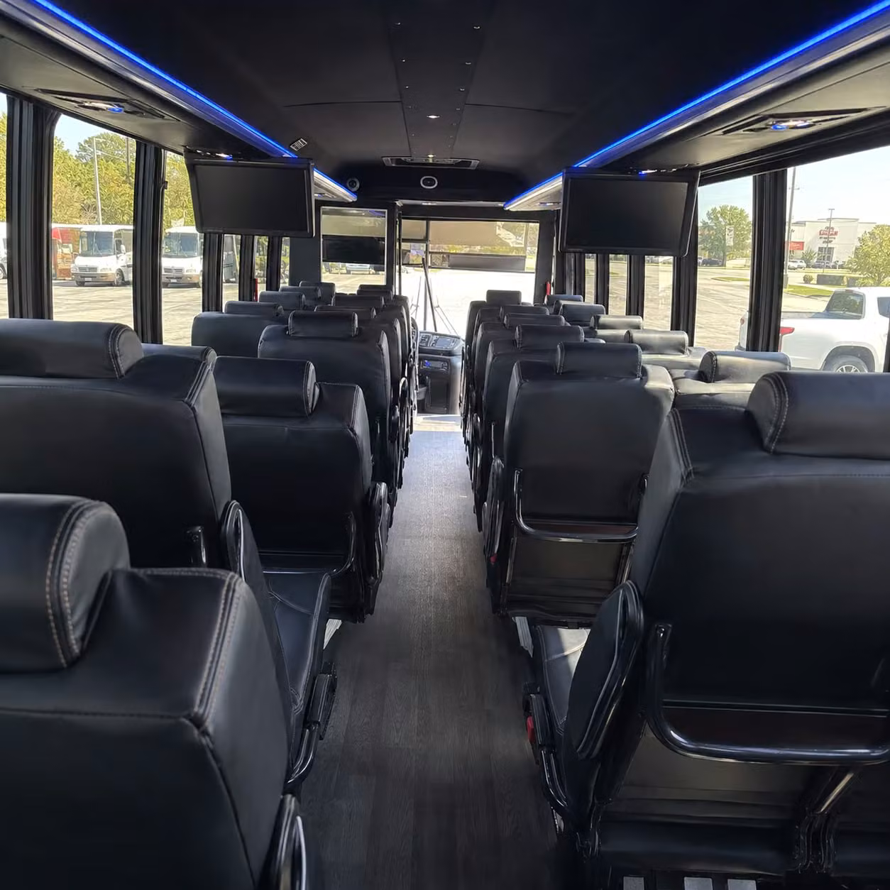35 passenger minibus inside