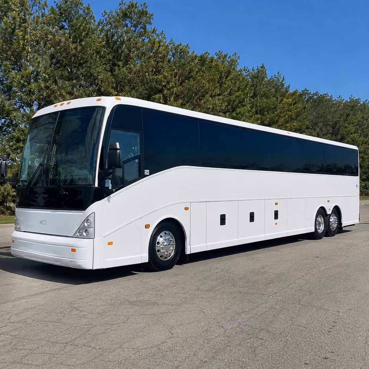 56 passenger charter bus