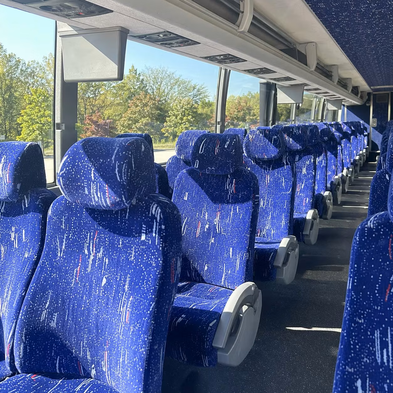 on your way to a denton or plano show a sherman charter bus has you covered