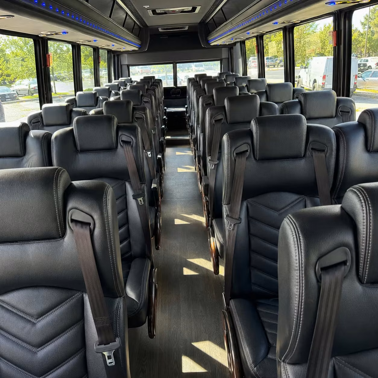sherman 28 passenger minibus rental