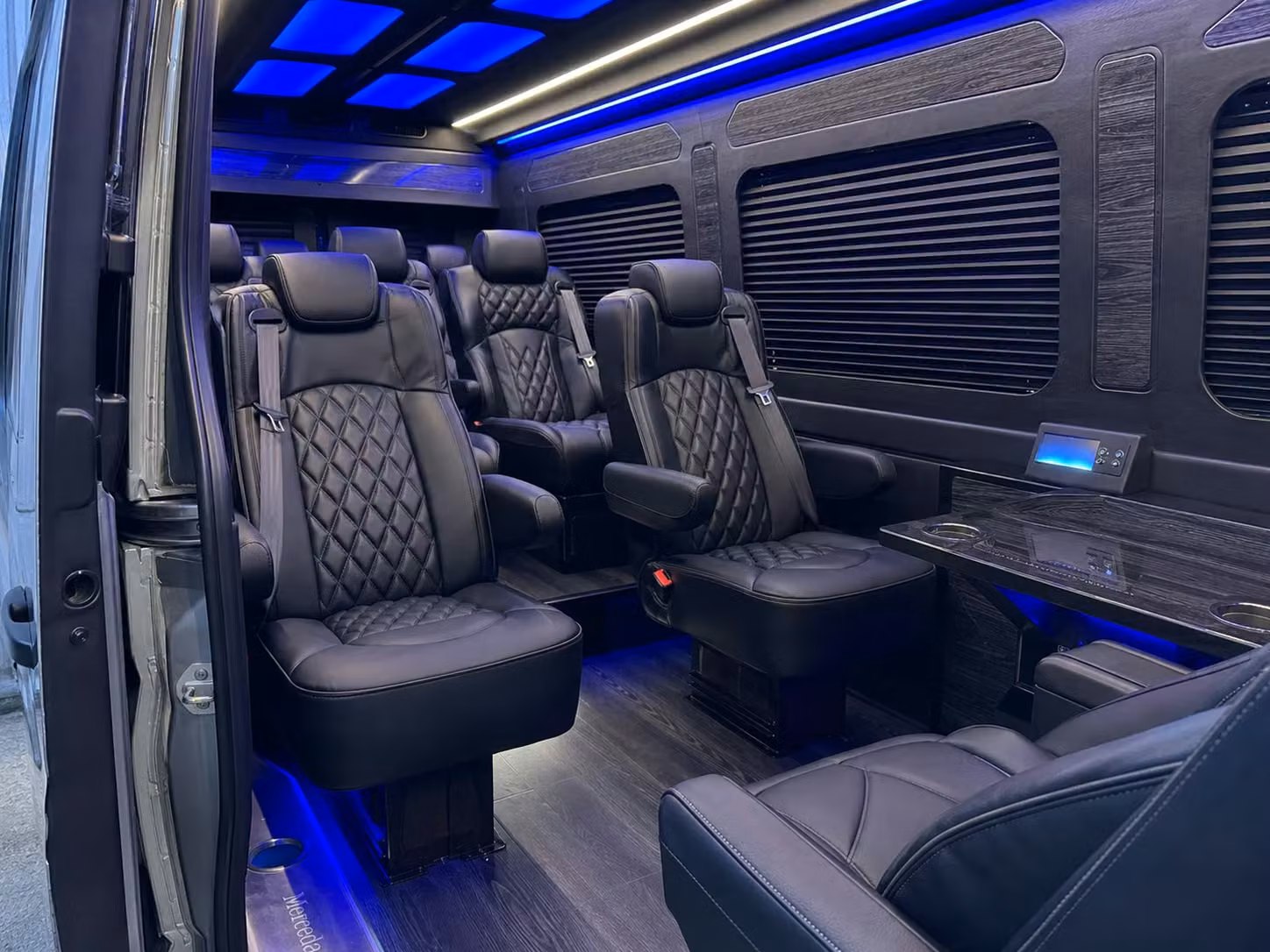 sprinter van transportation for groups and events across sherman